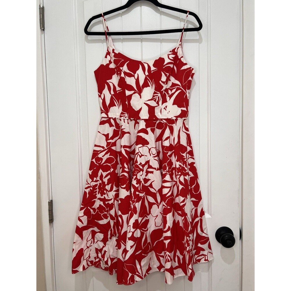 Moda International Red and White Floral Sundress